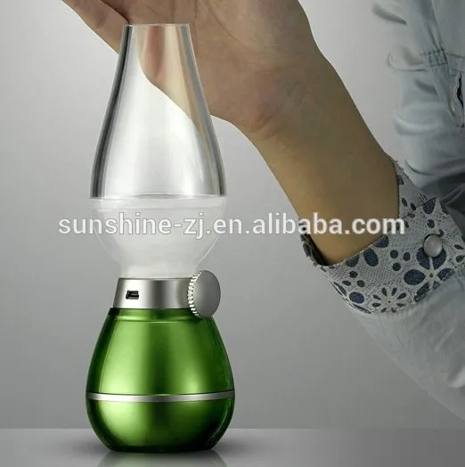 Retro Style Blow LED Lamp Blowing Control Simple Birthday Gift Electric Kerosene Light
