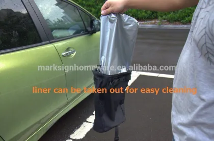 Waterproof Car Trash Bag/car trash bin/car litter bin/car litter bag/car trash can