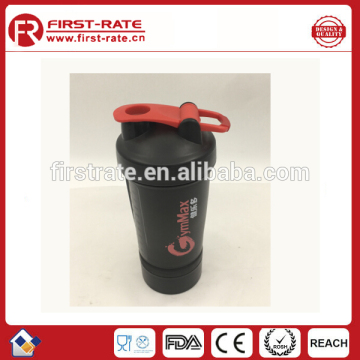 Shaker Sports Water Bottle with Shaker Ball BPA-Free