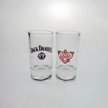 Jack daniels shot glass cups, weighs 73g