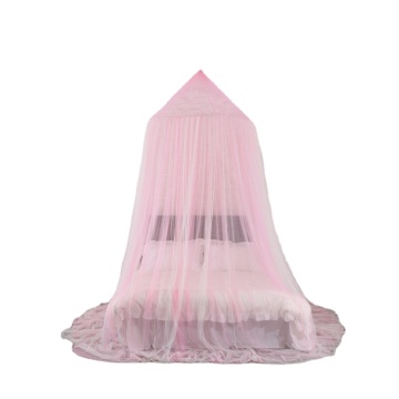 Princess Polyester Pink Hanging Girls Beds Mosquito Nets