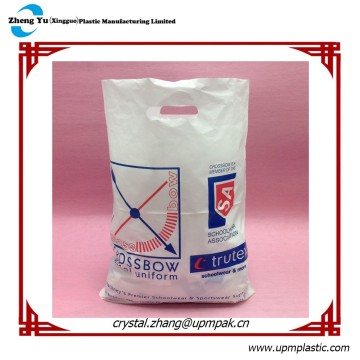 LDPE Shopping Reinforced Handle Plastic Bag