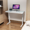 Height adjustable glass Computers table