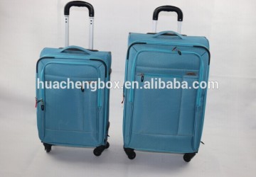 Huachengbox Trolley bule luggage business casual fashion wholesale orders suitcase board chassis