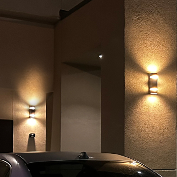 Bracket Waterproof Black Garden Light Outdoor Wall Lamp