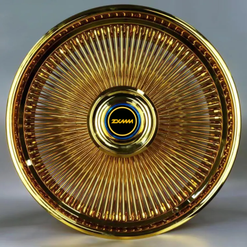 Custom Passenger Car Wire Spoke Wheels with 120-200 Spokes, 22-24 Inch Rims