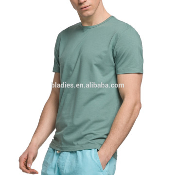 OEM Shirt 95% Bamboo Clothing Men's Plain Round Neck Bamboo T-Shirt