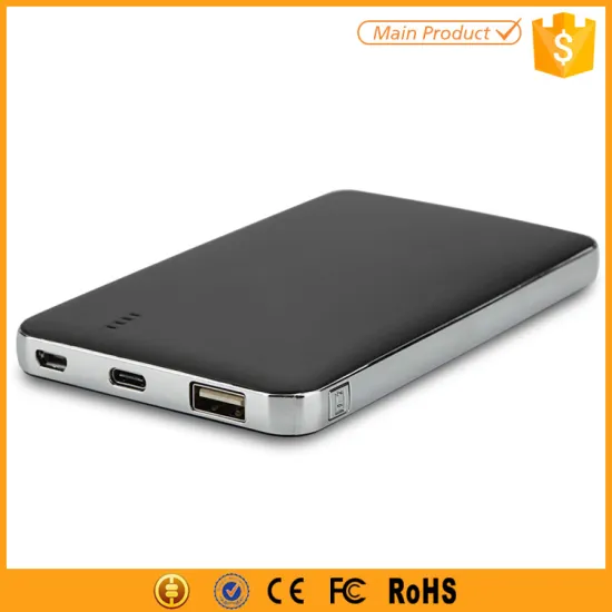 8000mah type c qc2.0 power bank for smartphone