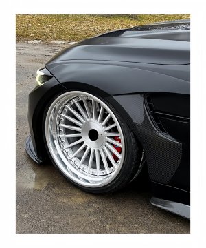 BMW Alpin Style Rims - 5x120 18-19 pouces Roues en argent en alliage pour E39 E38 E32 E60 E34 E90 E30 F10