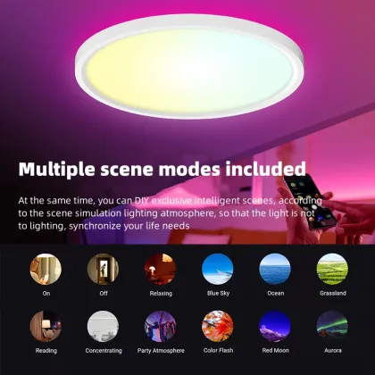 Google-Controlled Smart Home LED Lights for Interior Design and Ceiling Decor