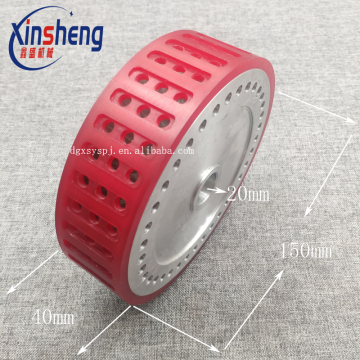 SHOEI Folding Machine Suction Wheel 150*40*20 High Quality PU Suction Wheel