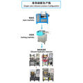 Máy tay cầm cửa đúc màu máy làm vỏ cao su màu