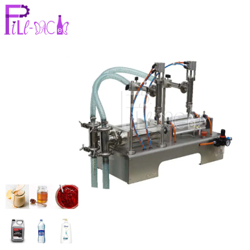 Semi-Auto 1-Head Pneumatic Liquid Filling Line for Metal Pails - Oil Filling Machines