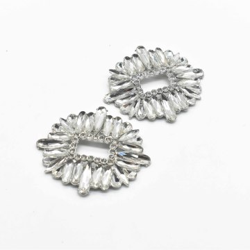 Sparkling Rhinestone Crystal Shoe Clips: Glamorous Wedding Bridal Accessory Decorations