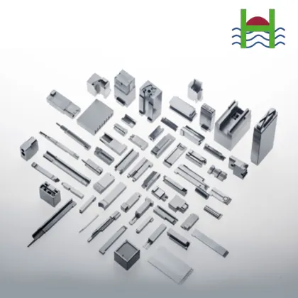 Stamping die for precision mold parts assembly