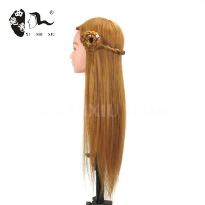 Wholesale hair training head mannequin head with training wig