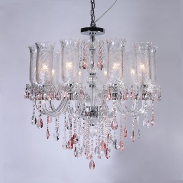 In Stock Fast Delivery: Modern Crystal Chandelier for Luxury Hotel Staircase Lighting