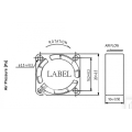 excellent quality 02510 dc motor cooling fan