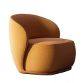 Heißverkauf Möbel Massivholz Rahmen Lounge Stuhl im chinesischen Samtstoff Stoff gepolstert Wohnzimmer Sofa Stuhl