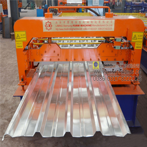 High-grade aluminum corrugated sheet roll forming machine