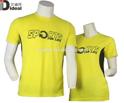 2015 new style sprots t-shirt/custom dry fit sports t-shirt/printing sports t-shirt