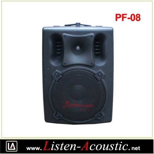 08 inch High power 8 inch portable passive plastic speakers PF-08