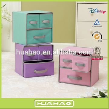 foldable non woven packaging cardboard storage box with drawer