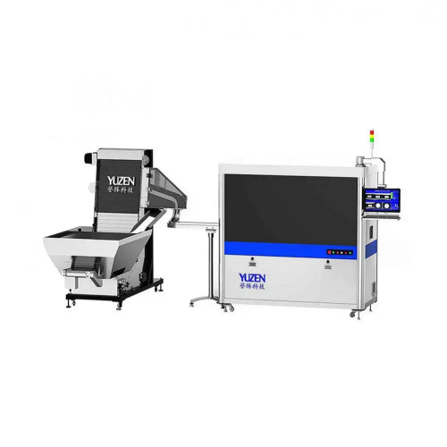 Plastic cap vision systems machine