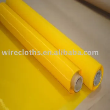 white/yellow colour 100% Polyester Printing Mesh 60mesh-420mesh
