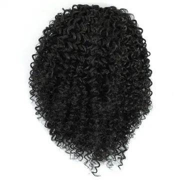 MYZYR Drawstring Puff P onytail Afro Kinky Curly Hair Extension Synthetic Clip in P ony Tail African American Hair Extension