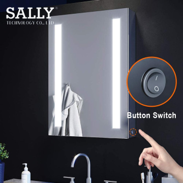 SALLY Storage Defogger Wandmontierter LED-Spiegelschrank