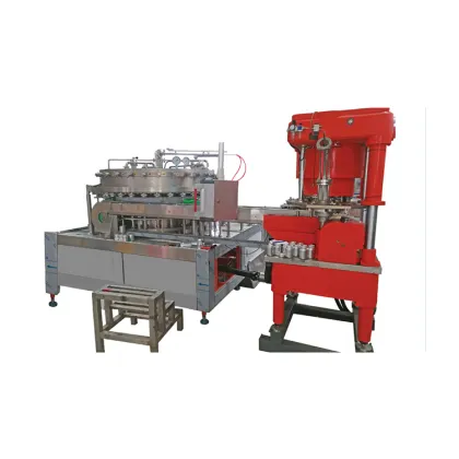 Wholesale high quality IP-GT36-6  automatic filling and seaming unit