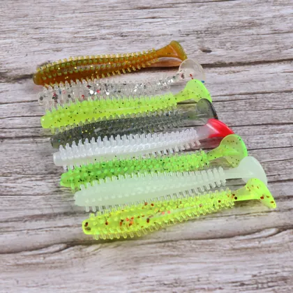 JOHNCOO Soft Bait 60mm 1.2g Soft Artificial Shad Swim Bait Fishing Lure
