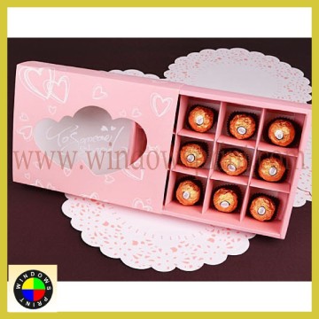 Elegance Chocolate box With Clear Window