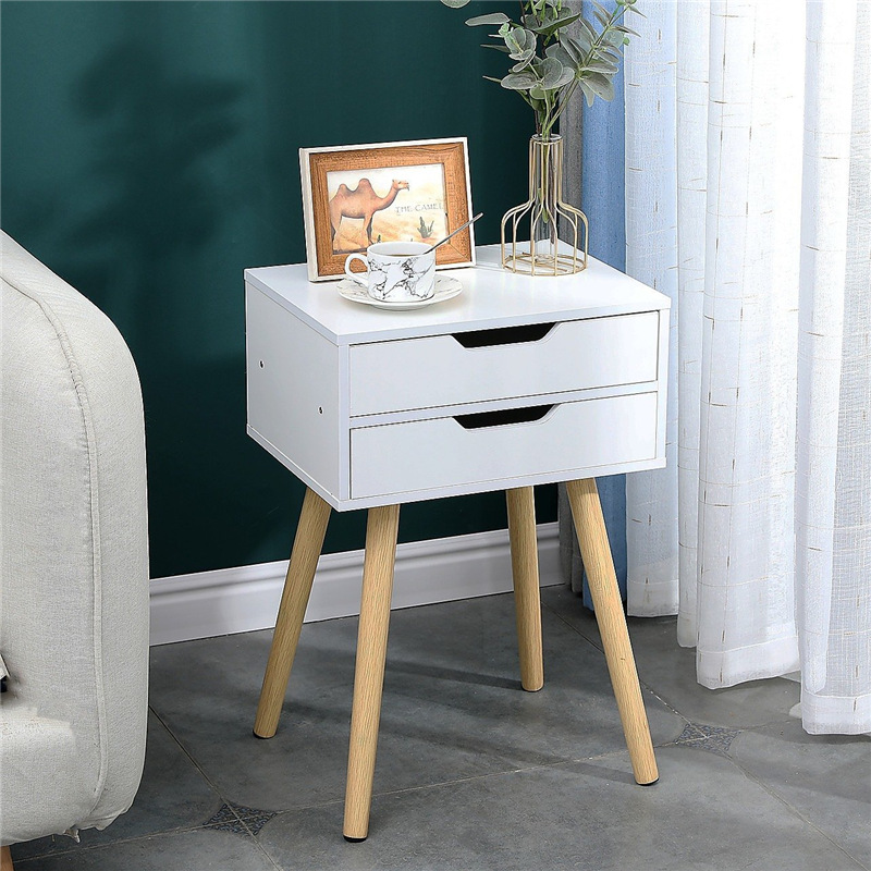 3 Drawer White Nightstand 1 Jpg