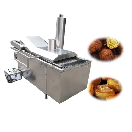 Conveyor Belt Continuous Deep Fryer Machine for Burger King French Fries and Chicken