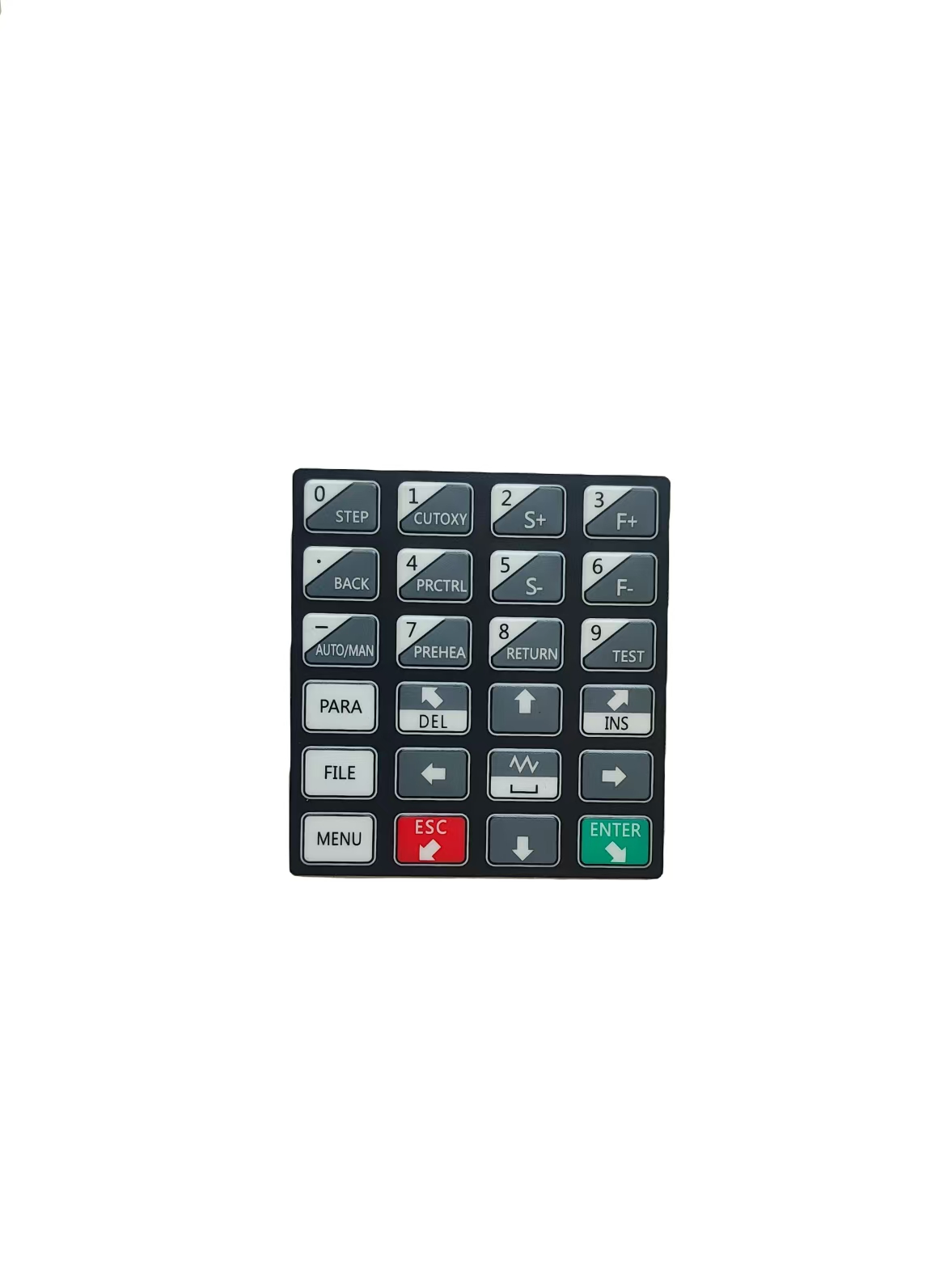 Circular machine panel Baiyuan button switch