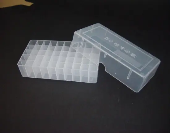 Plastic Cryovial Tube Box 50well