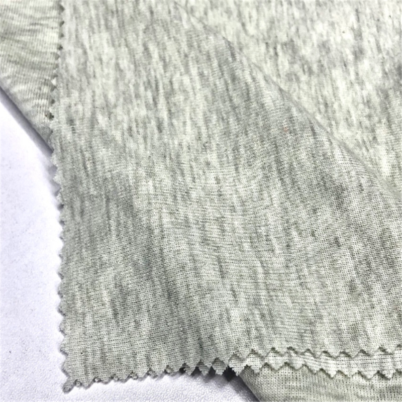 Gray CVC 1×1 Rib Knitting Fabric (2)