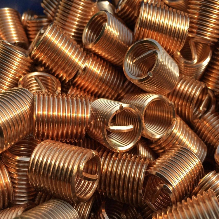 M10 Thread Size Brass Screw Insert for Steel/Stainless Steel/Copper