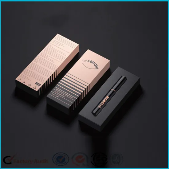 High End Makeup Paper Eyebrow Packaging Box