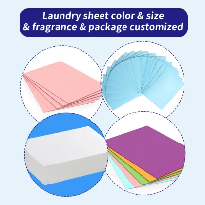 Super Concentrated Scented Bio-Dissolving Eco-Friendly Laundry Detergent Strips