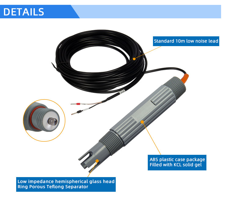 ABS Housing Sewage pH Sensor