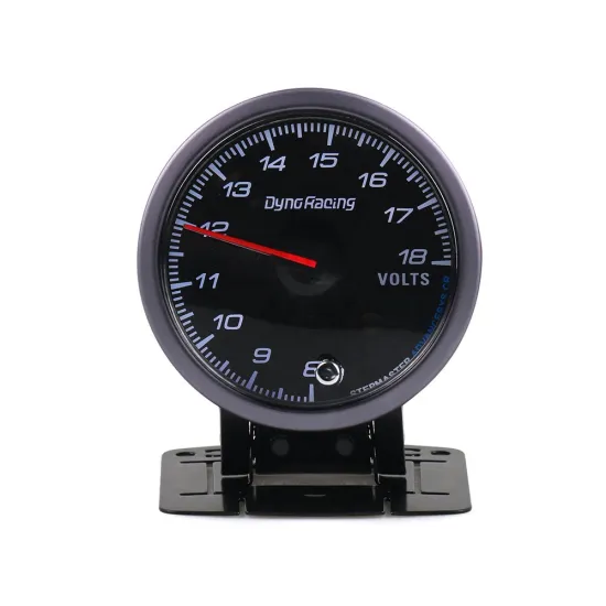 60mm Black Face Voltmeter Voltage Gauge for 8-18V Car Meter with Lighting