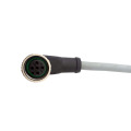 Shielded M12 5Pin Female Right Angle Connection Cable