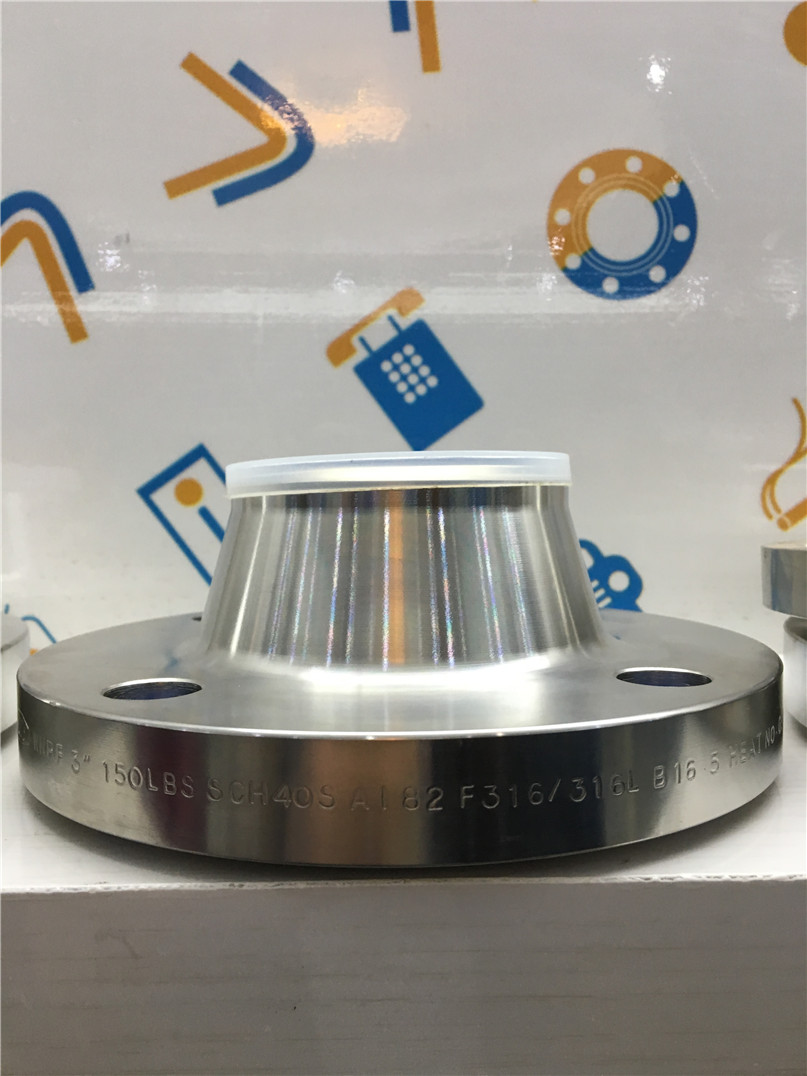 Flange WN Sch80 Aço Inoxidável FF DN25