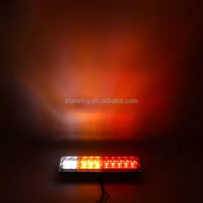 Amber Red Square Trailer Truck LED Tail Light Auto Lighting Systems - Best Sellers