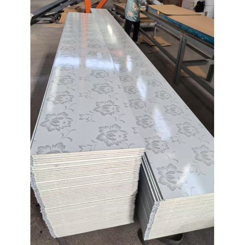 Elegant Silver Floral Pattern Metal Carved Panel Interior Wall Panel