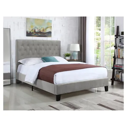 Furniture KD Upholstered Soft Bed Wholesale Bedroom Sets