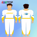 Uniformes de impressão de sublimação de líderes masculinos personalizados